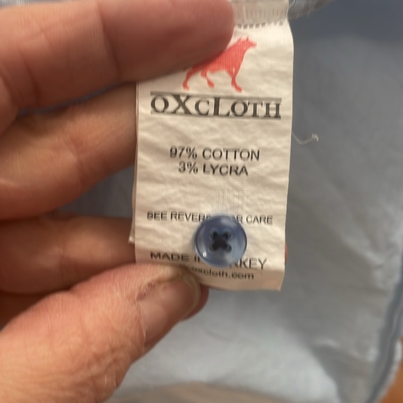 Men’s button down OxCloth light blue small - Picture 6 of 6